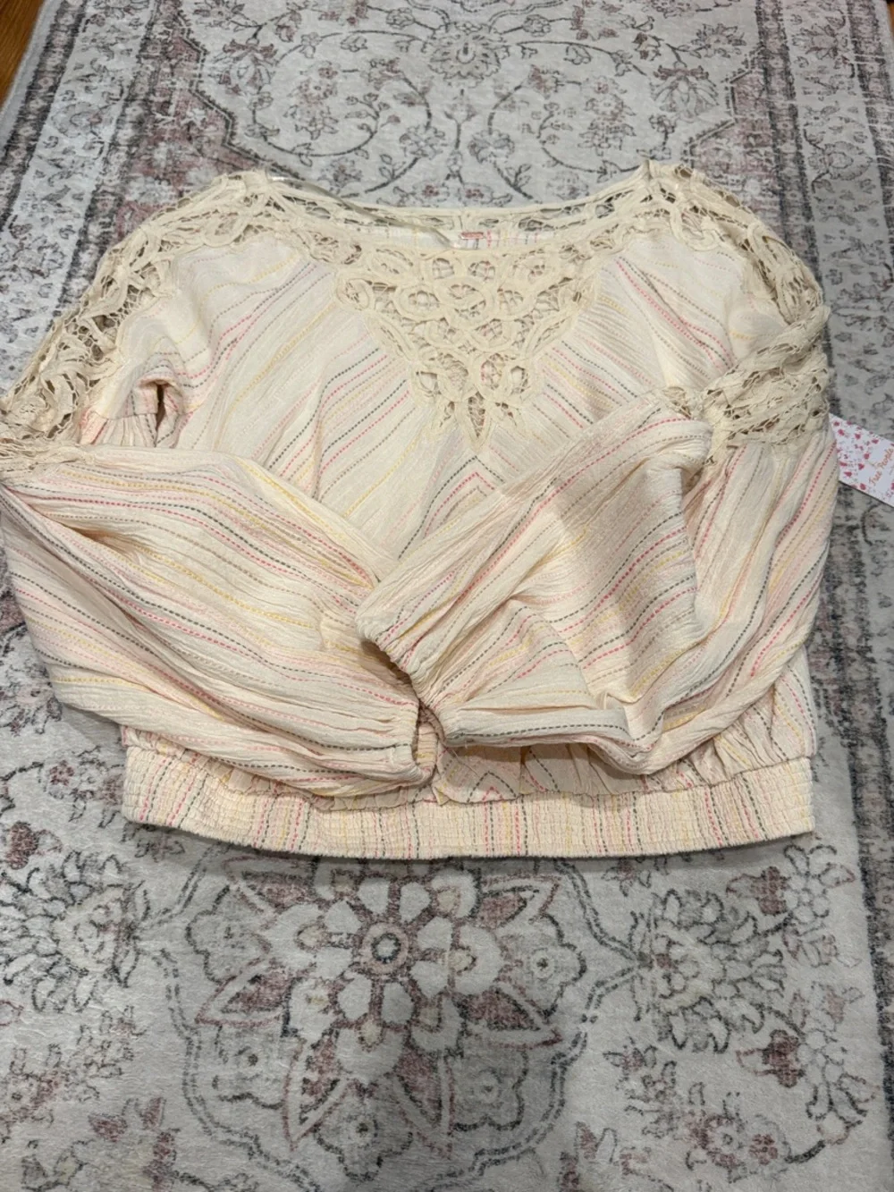Free People Floating Memories Blouse Small